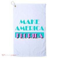 Ron Desantis 2024 Make America Florida Golf Towel thumb 0