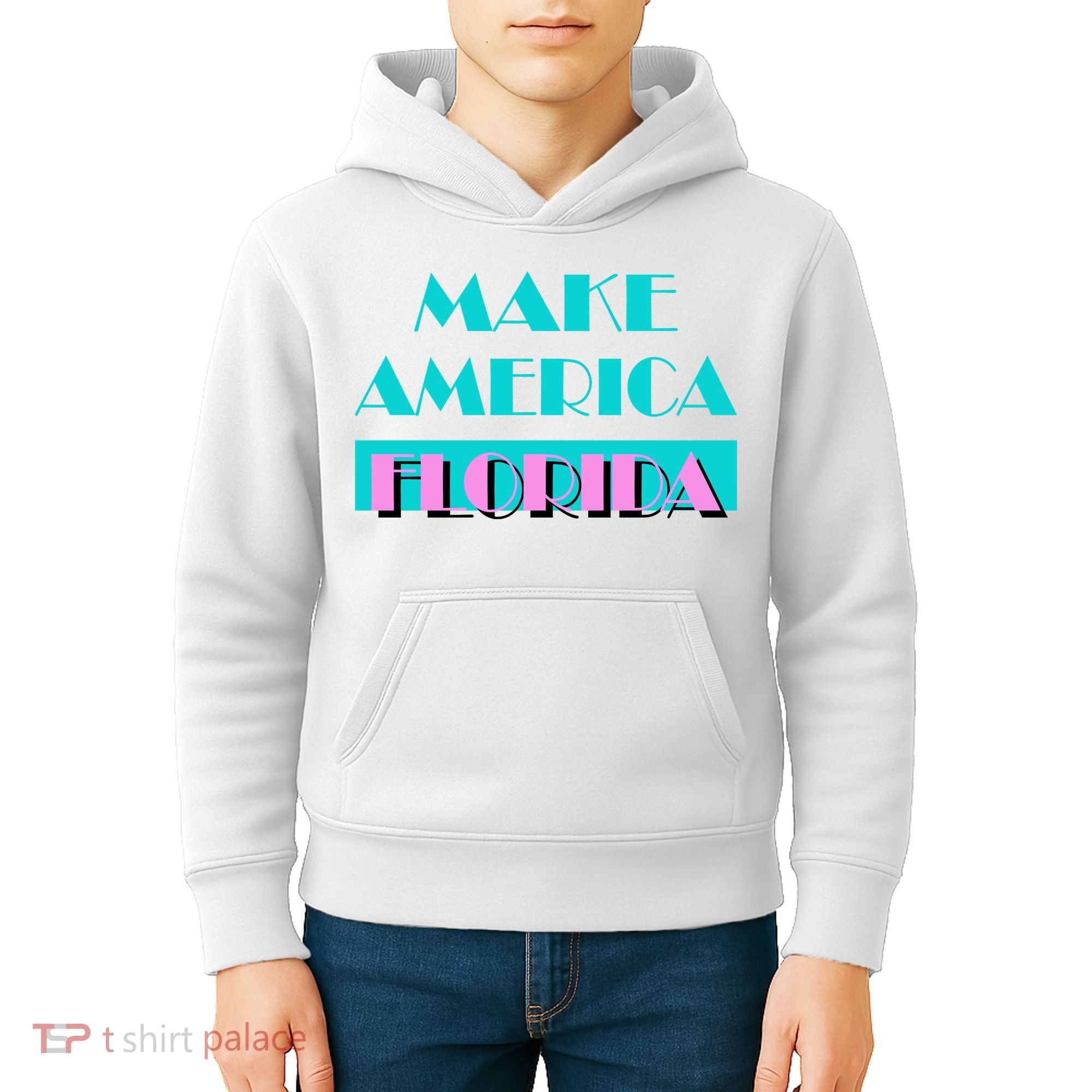 Ron Desantis 2024 Make America Florida Kids Hoodie