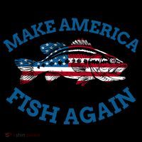 Make America Fish Again Fisherman USA Coffee Mug thumb 5