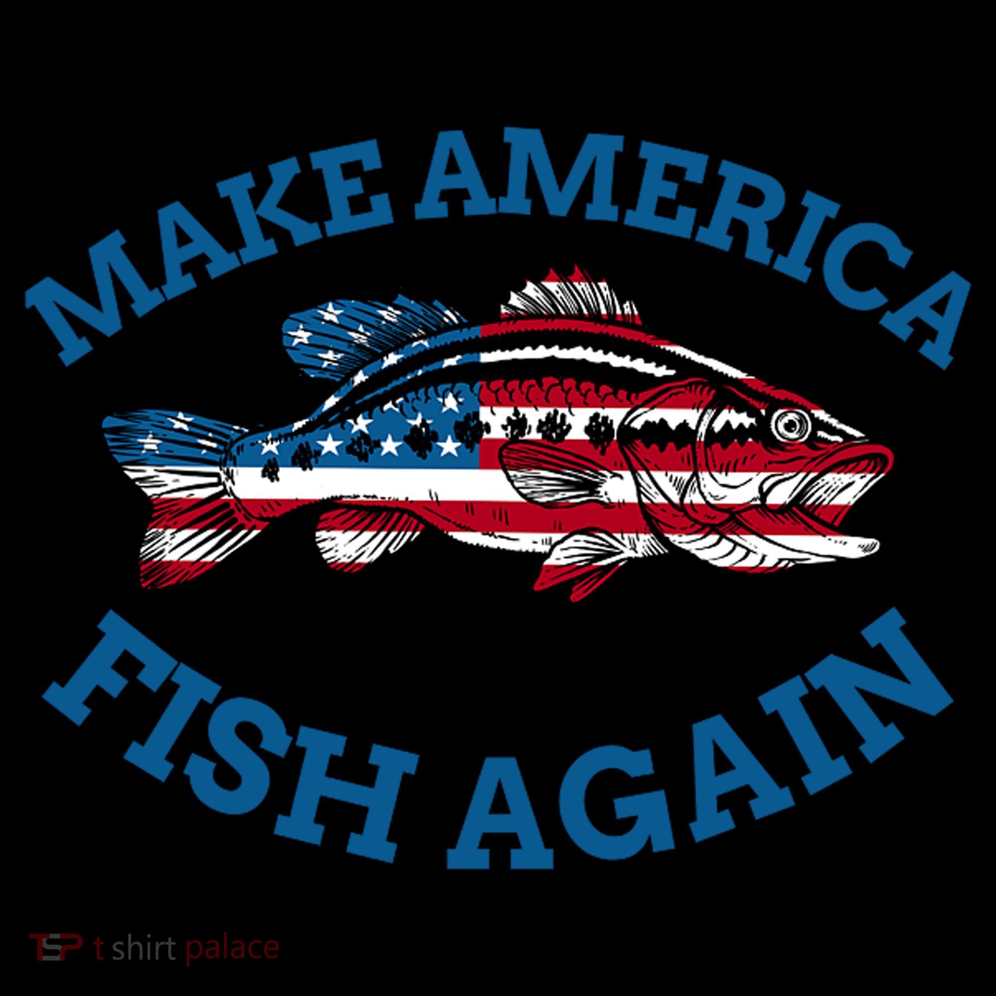 Make America Fish Again Fisherman USA Coffee Mug