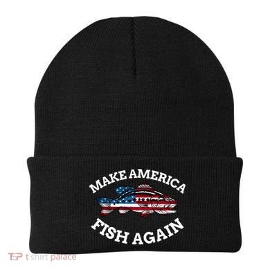 Make America Fish Again Fisherman USA Beanie