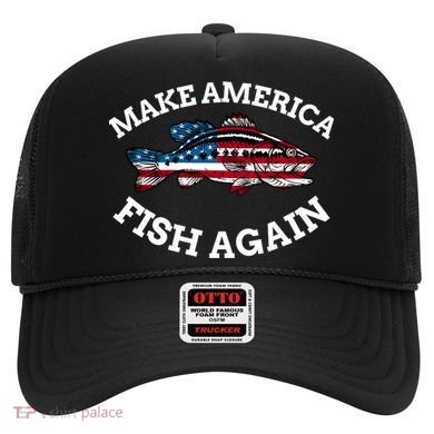Make America Fish Again Fisherman USA Hat