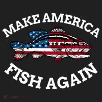 Make America Fish Again Fisherman USA Hat thumb 2