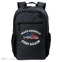 Make America Fish Again Fisherman USA Backpack thumb 0