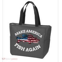 Make America Fish Again Fisherman USA Tote Bag thumb 3