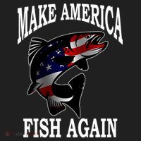 Make America Fish Again USA Fishing Gift Women's Sweatshirt thumb 2