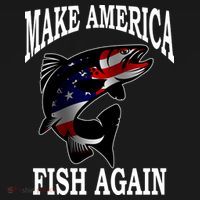 Make America Fish Again USA Fishing Gift Coaster thumb 2