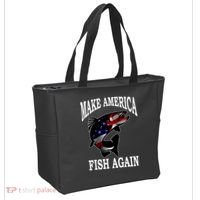 Make America Fish Again USA Fishing Gift Tote Bag thumb 2