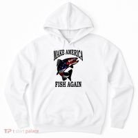 Make America Fish Again USA Fishing Gift Hoodie thumb 0