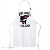Make America Fish Again USA Fishing Gift Apron thumb 0