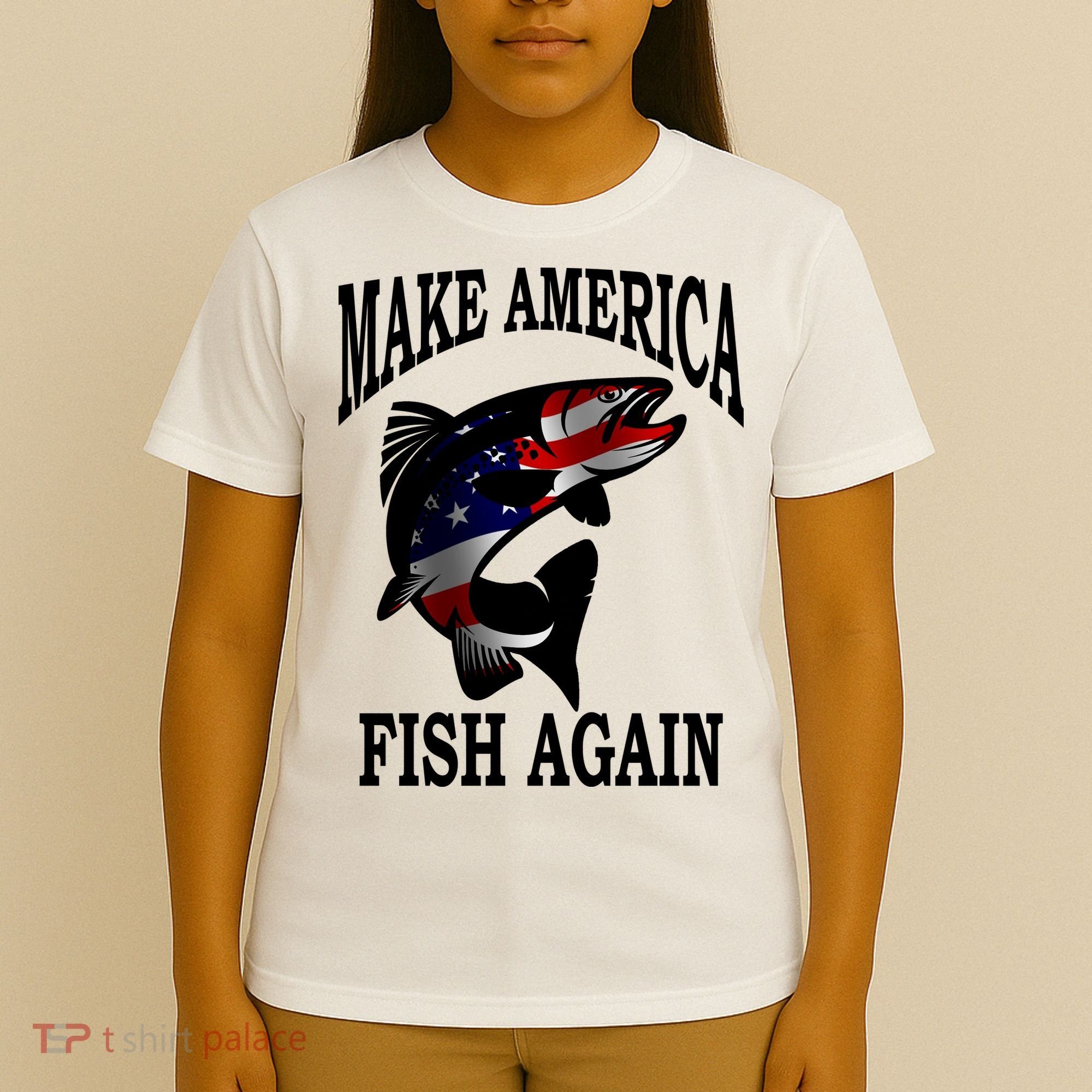 Make America Fish Again USA Fishing Gift T-Shirt