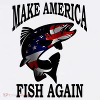 Make America Fish Again USA Fishing Gift T-Shirt thumb 7