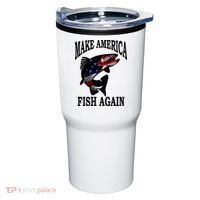 Make America Fish Again USA Fishing Gift Tumbler thumb 0