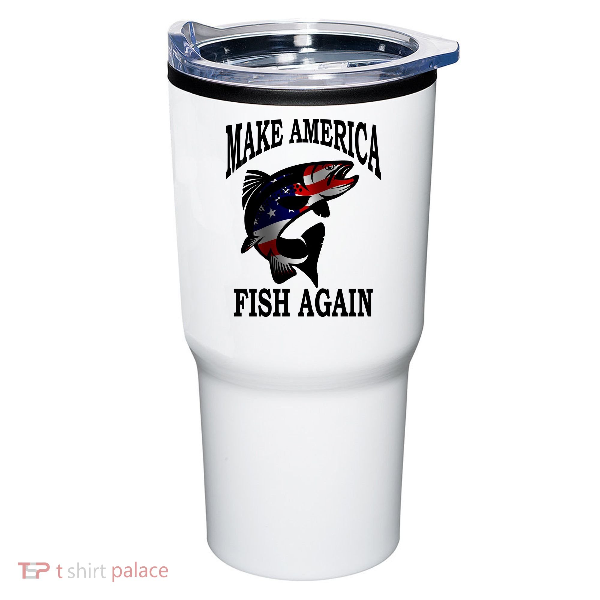 Make America Fish Again USA Fishing Gift Tumbler