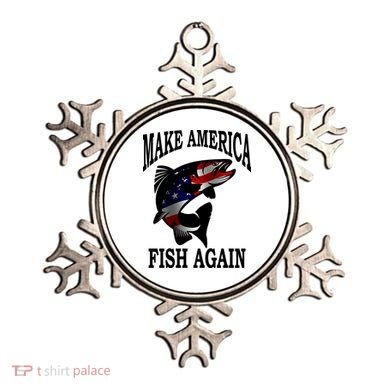 Make America Fish Again USA Fishing Gift Ornament