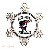Make America Fish Again USA Fishing Gift Ornament thumb 0