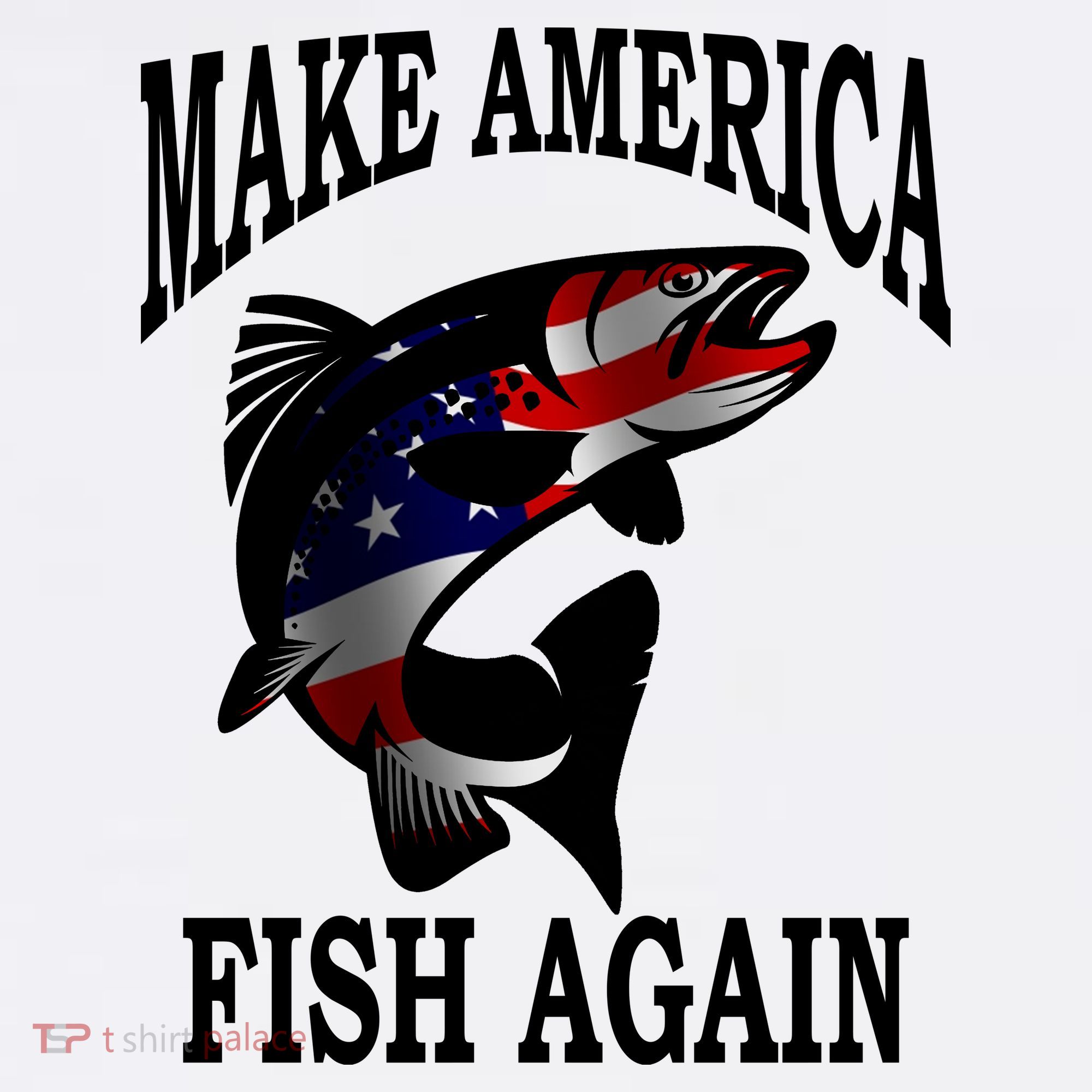 Make America Fish Again USA Fishing Gift Baby Bodysuit