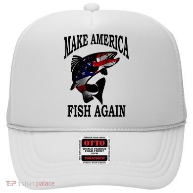 Make America Fish Again USA Fishing Gift Hat