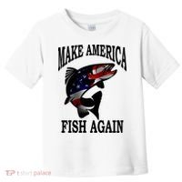 Make America Fish Again USA Fishing Gift Toddler T-Shirt thumb 0