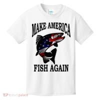 Make America Fish Again USA Fishing Gift Kids T-Shirt thumb 0
