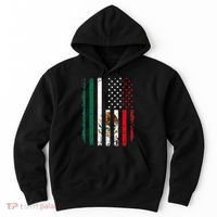 Mexican American Flag Mexican Roots Mexico America Hoodie thumb 0