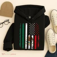Mexican American Flag Mexican Roots Mexico America Hoodie thumb 4