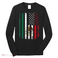 Mexican American Flag Mexican Roots Mexico America Long Sleeve Shirt thumb 0