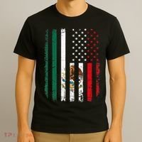 Mexican American Flag Mexican Roots Mexico America T-Shirt thumb 3