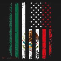 Mexican American Flag Mexican Roots Mexico America Women's Hoodie thumb 2