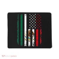 Mexican American Flag Mexican Roots Mexico America Mousepad thumb 0
