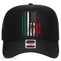 Mexican American Flag Mexican Roots Mexico America Hat thumb 0