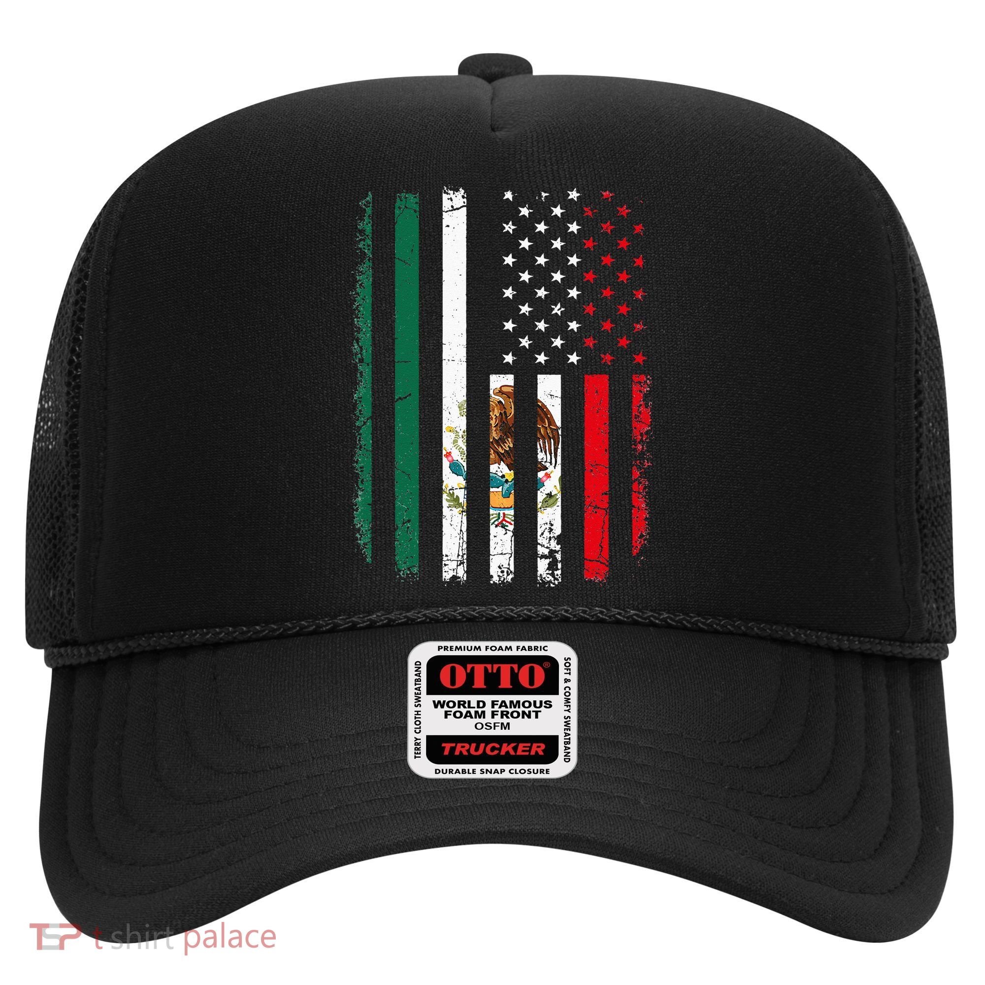 Mexican American Flag Mexican Roots Mexico America Hat