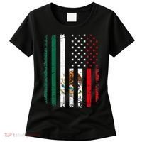 Mexican American Flag Mexican Roots Mexico America Women's T-Shirt thumb 0