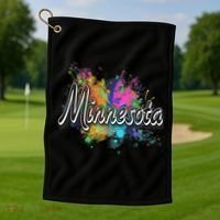 Minnesota Apparel For Men Women Golf Towel thumb 1