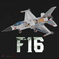 Military Aircraft F16 Falcon Pilot Gifts Hoodie thumb 2