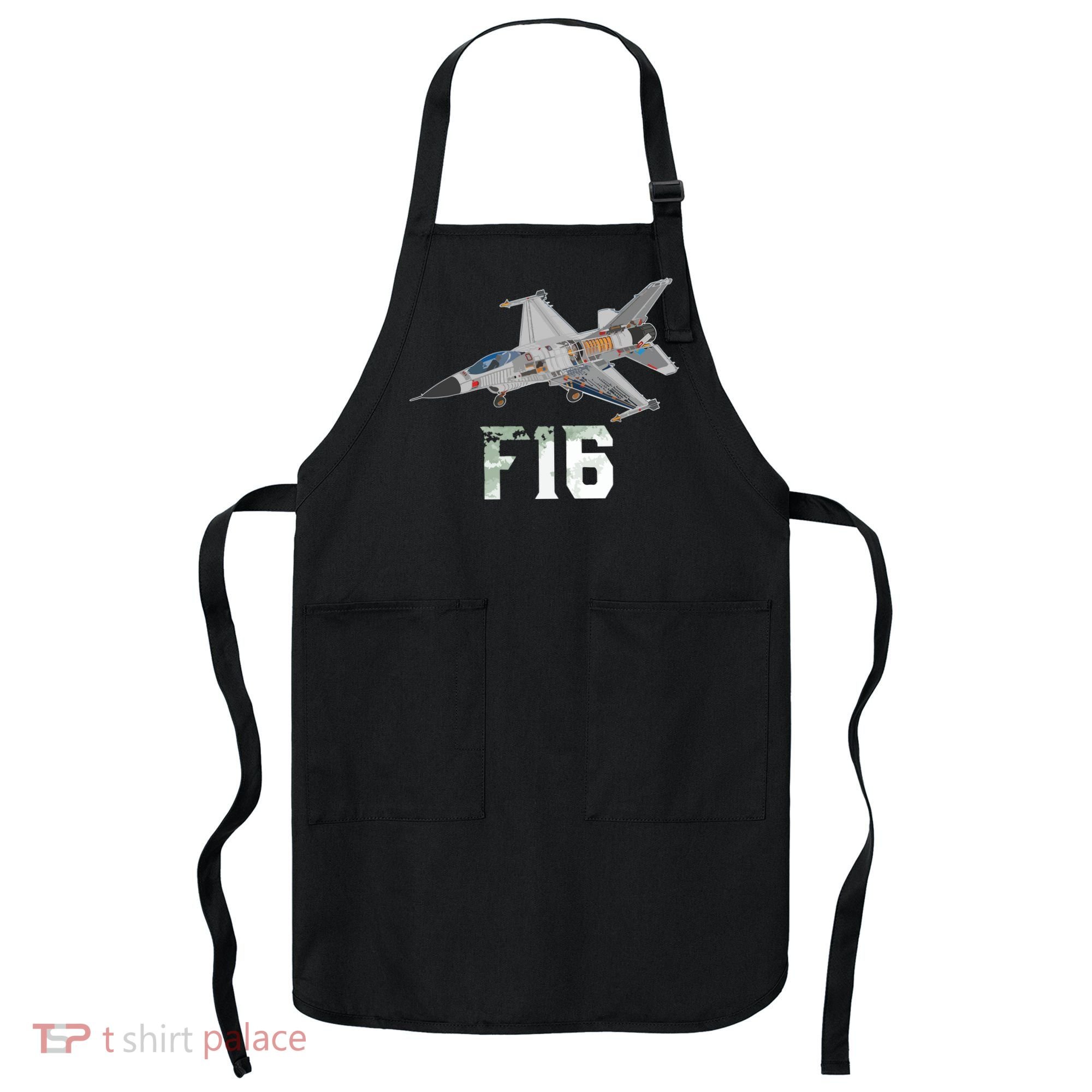 Military Aircraft F16 Falcon Pilot Gifts Apron