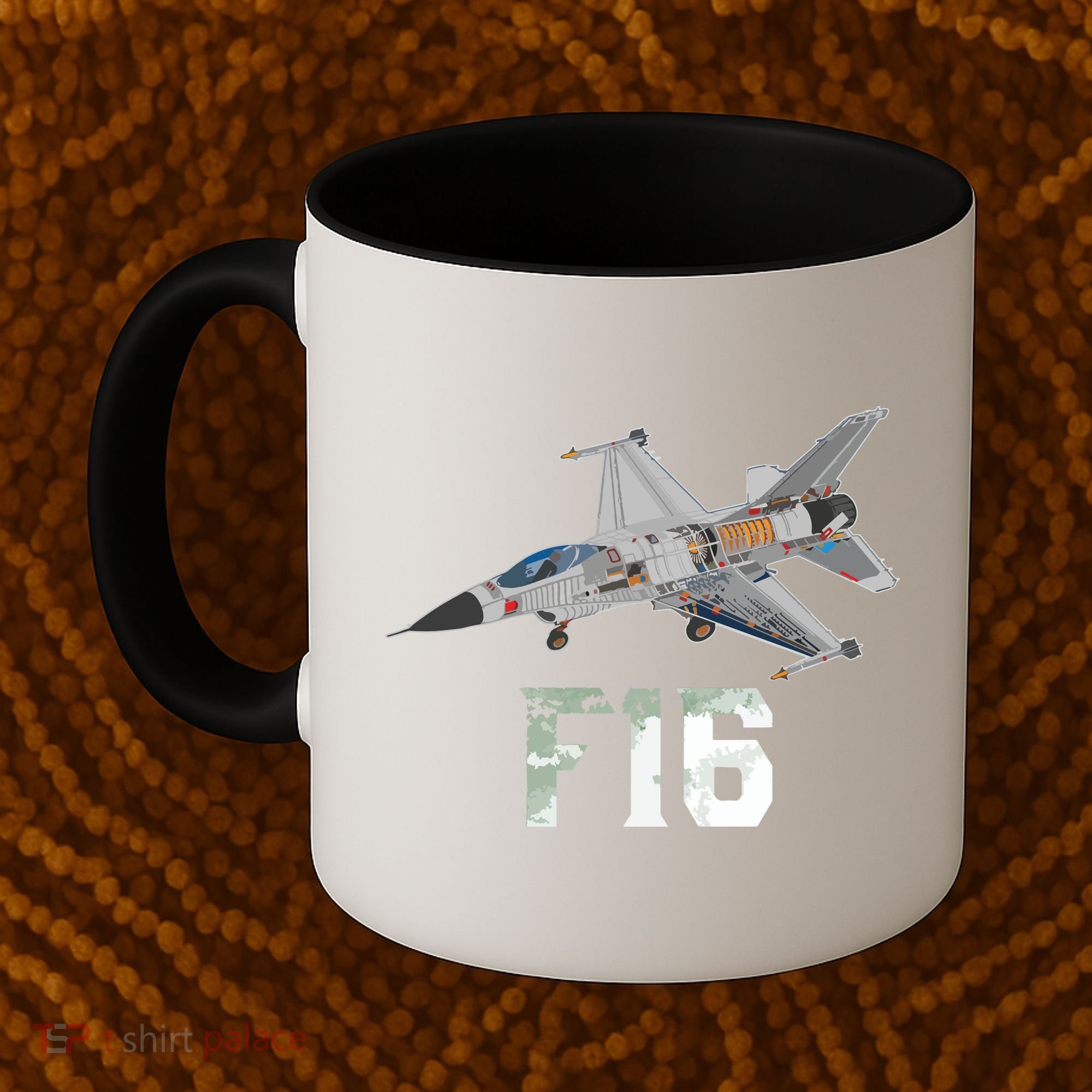 Military Aircraft F16 Falcon Pilot Gifts Coffee Mug