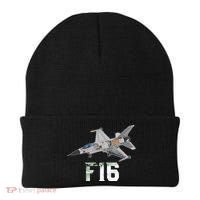Military Aircraft F16 Falcon Pilot Gifts Beanie thumb 0