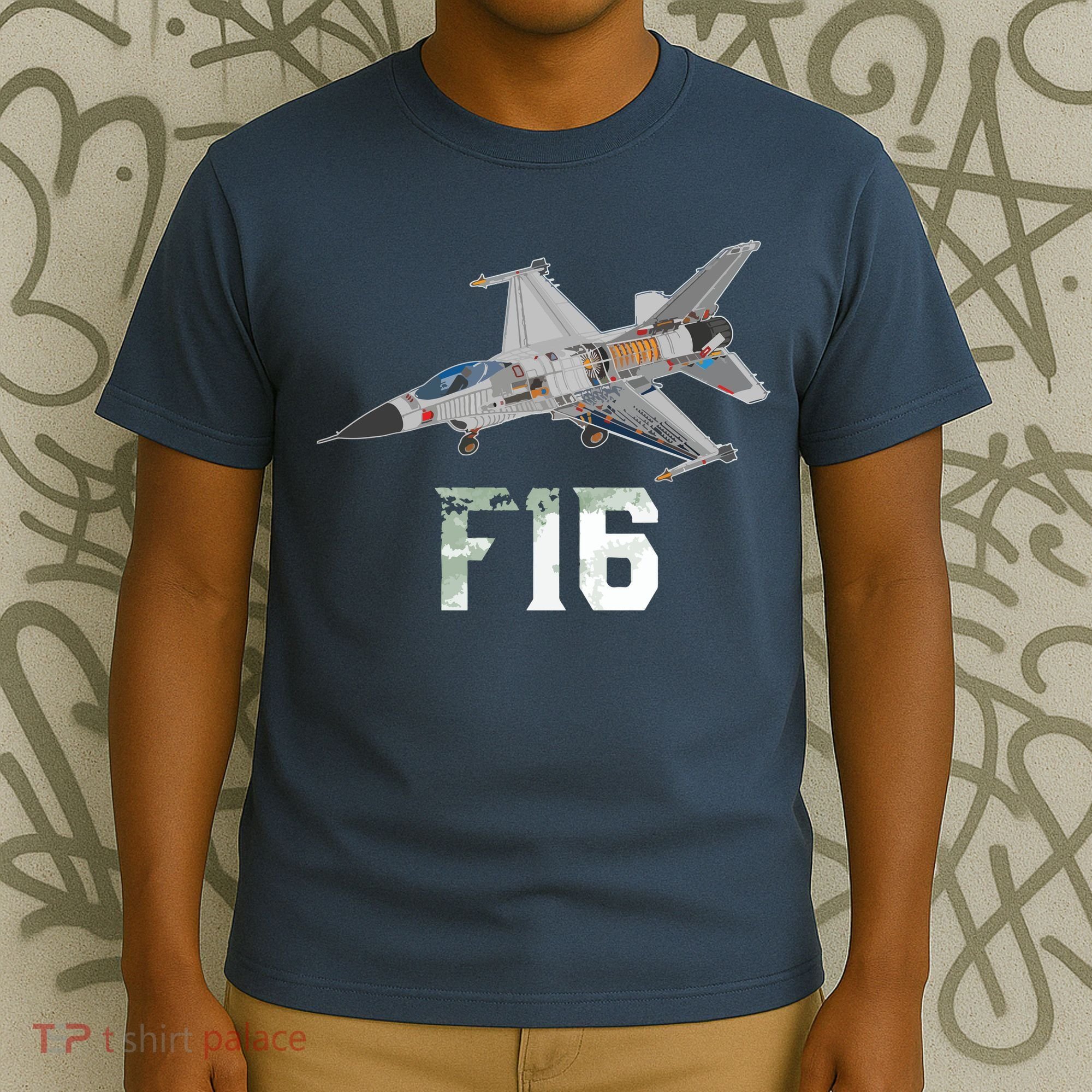 Military Aircraft F16 Falcon Pilot Gifts T-Shirt