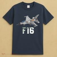 Military Aircraft F16 Falcon Pilot Gifts T-Shirt thumb 4