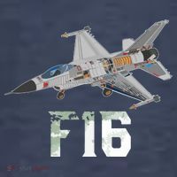 Military Aircraft F16 Falcon Pilot Gifts T-Shirt thumb 5