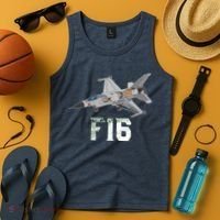 Military Aircraft F16 Falcon Pilot Gifts Tank Top thumb 4