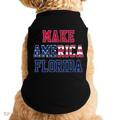 Make America Florida, Desantis 2024 Election Funny Sarcastic Doggie Tank
