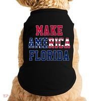 Make America Florida, Desantis 2024 Election Funny Sarcastic Doggie Tank thumb 0