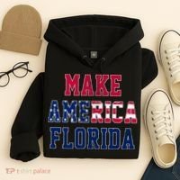 Make America Florida, Desantis 2024 Election Funny Sarcastic Hoodie thumb 4