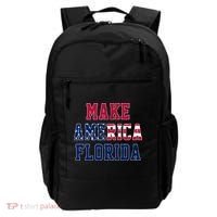 Make America Florida, Desantis 2024 Election Funny Sarcastic Backpack thumb 0
