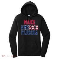 Make America Florida, Desantis 2024 Election Funny Sarcastic Women's Hoodie thumb 0