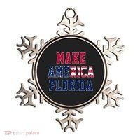 Make America Florida, Desantis 2024 Election Funny Sarcastic Ornament thumb 0