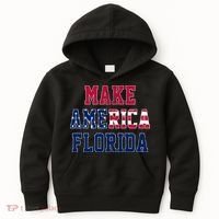 Make America Florida, Desantis 2024 Election Funny Sarcastic Kids Hoodie thumb 0
