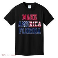 Make America Florida, Desantis 2024 Election Funny Sarcastic Kids T-Shirt thumb 0